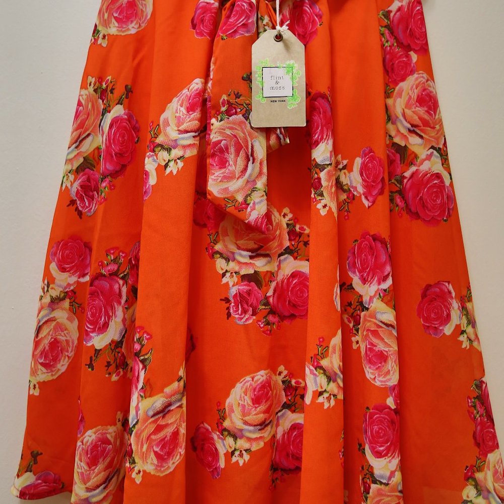 flint & moss women flower skirt size M/M